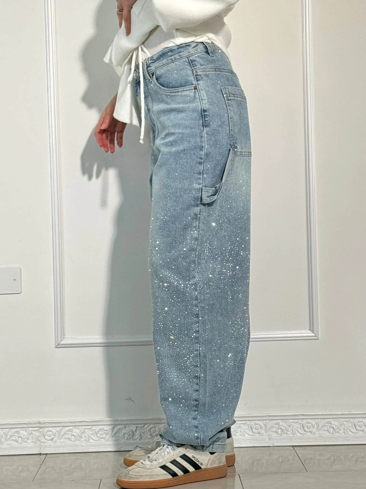 Jeans de mezclilla Balloon Carpenter Shine
